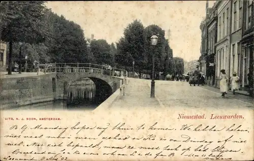 Ak Leeuwarden Friesland Niederlande, Nieuwstad