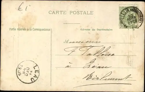 Präge Ak Glückwunsch Neujahr, Telegramm, Schwalben, Herzen, Telefonmast