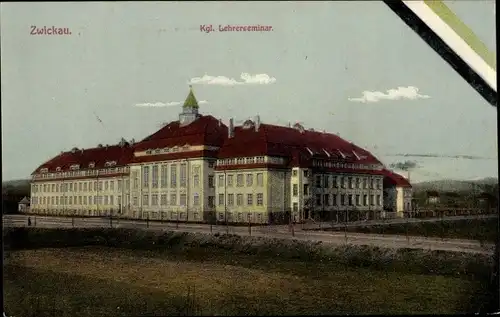 Ak Zwickau in Sachsen, Kgl. Lehrerseminar