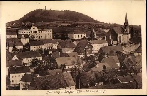 Ak Altenberg im Erzgebirge, Gesamtansicht