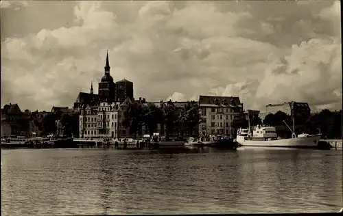 Ak Stralsund in Vorpommern, Hafen