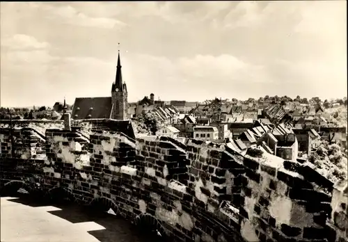 Ak Leisnig in Sachsen, Blick vom Burgturm