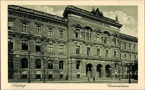 Ak Leipzig in Sachsen, Konservatorium der Musik