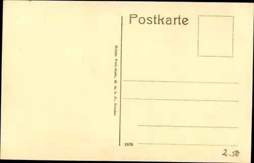 Ak Meerane in Sachsen, Wilh. Wunderlich Denkmal