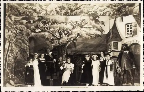 Foto Ak Freital Sachsen, Die Nürnberger Christine, Aufführung 11.6.1933, Gasthaus Sächsischer Wolf