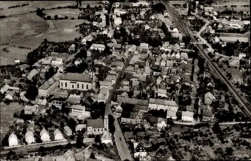 Ak Bad Soden Salmünster in Hessen, Luftbild