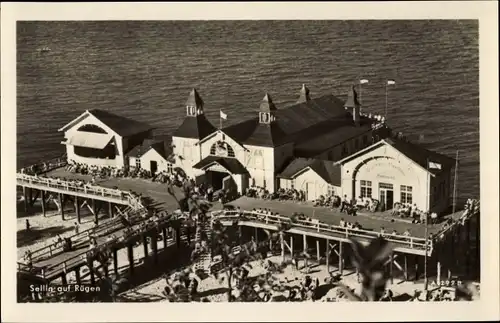 Ak Ostseebad Sellin auf Rügen, Seebrücke
