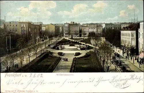 Ak Frankfurt an der Oder, Wilhelmsplatz