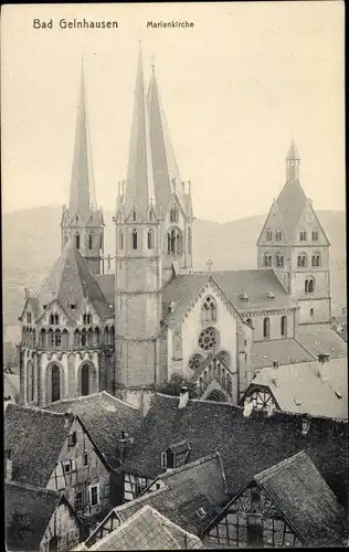 Ak Gelnhausen in Hessen, Blick auf die Marienkirche