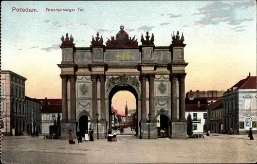 Ak Potsdam, Blick auf das Brandenburger Tor
