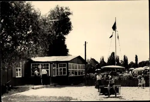 Ak Caputh am Schwielowsee, Partie am Strandbad