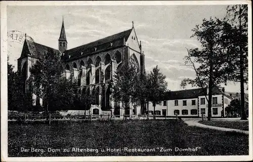 Ak Altenberg Odenthal Bergisches Land, Abtei Altenberg, Altenberger Dom, Hotel-Restaurant Zum Domhof