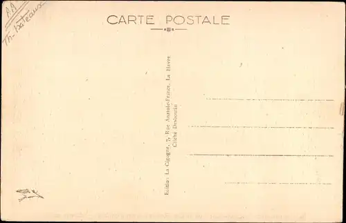 Ak Paquebot Normandie, CGT French Line, Galerie salon