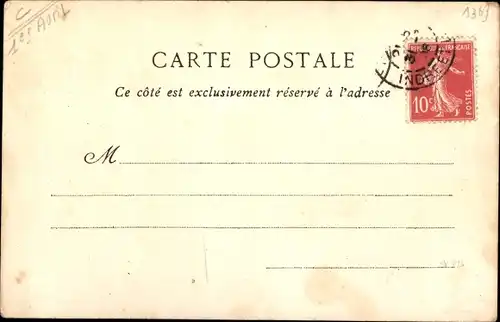 Künstler Ak Glückwunsch 1. April, Mann mit Fisch, Schürze