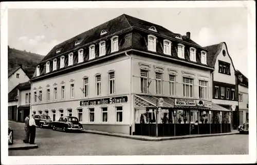 Ak Adenau im Kreis Ahrweiler, Hotel Restaurant Café Zum wilden Schwein
