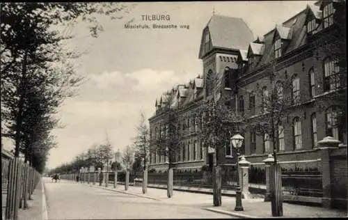 Ak Tilburg Nordbrabant Niederlande, Missiehuis, Bredasche weg