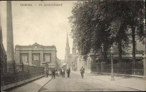 Ak Tilburg Nordbrabant Niederlande, St. Jozefstraat