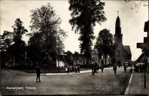 Ak Tilburg Nordbrabant Niederlande, Korvelplein