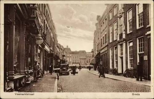 Ak Breda Nordbrabant Niederlande, Veemarktstraat