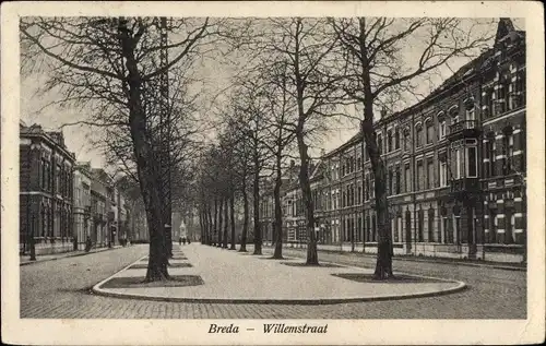 Ak Breda Nordbrabant Niederlande, Willemstraat