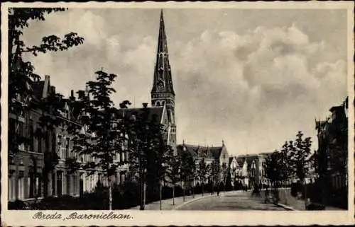 Ak Breda Nordbrabant Niederlande, Baronielaan