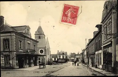 Ak Lyre Eure, La Mairie