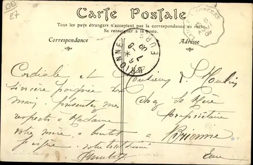 Ak Lyre Eure, La Mairie