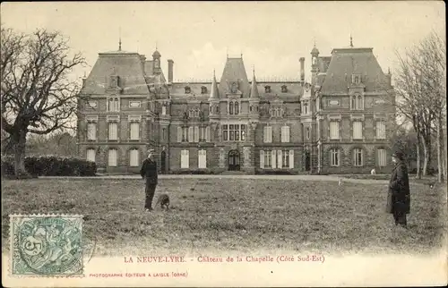 Ak La Neuve Lyre Eure, Le Château de la Chapelle