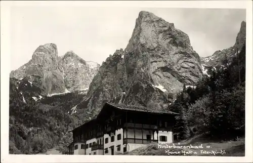 Ak Hinterbärenbad in Tirol, Kleine Halt und Totenkirchl