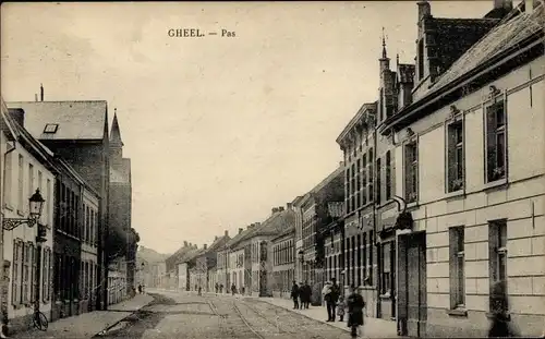 Ak Gheel Geel Flandern Antwerpen, Pas, Straßenpartie