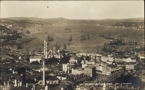 Ak Konstantinopel Istanbul Türkei, Port et Bosphore