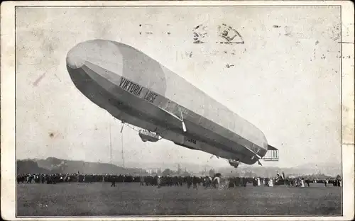 Ak Zeppelin Luftschiff Victoria Luise, LZ 11