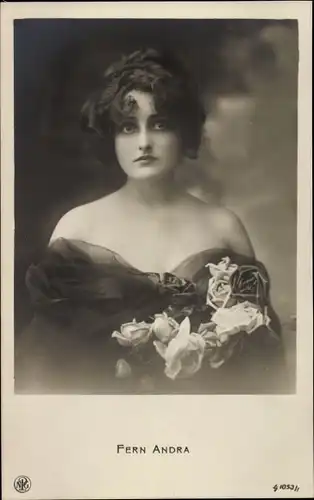 Ak Schauspielerin Fern Andra, Portrait