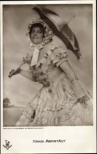Ak Schauspielerin Hansi Arnstädt, Portrait, Karl Schenker, RPH 13