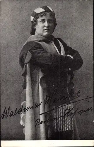 Ak Schauspieler und Sänger Waldemar Henke, Portrait