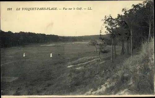 Ak Le Touquet Paris Plage Pas de Calais, Vue sur le Golf, Golfplatz