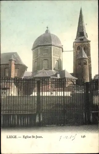 Ak Liège Lüttich Wallonien, Eglise St-Jean