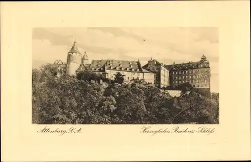 Ak Altenburg in Thüringen, Herzogliches Residenzschloss