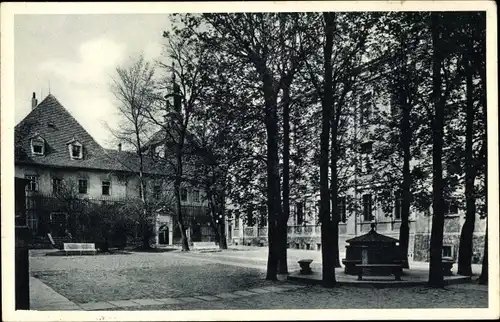 Ak Meißen an der Elbe, Fürsten- und Landesschule St. Afra, Hof