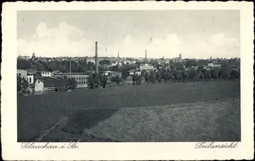 Ak Glauchau in Sachsen, Teilansicht, Heimatfest 1928, Das Fest der Weber