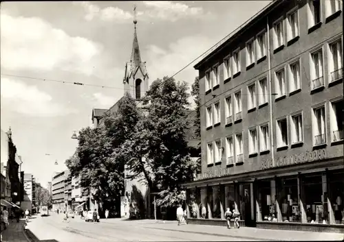 Ak Cottbus in der Niederlausitz, Spremberger Straße, Geschäft, Kirche