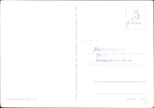 Ak Radeberg in Sachsen, Blick von den Leiten