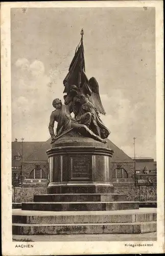 Ak Aachen in Nordrhein Westfalen, Kriegerdenkmal