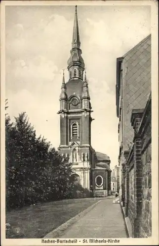 Ak Burtscheid Aachen Nordrhein Westfalen, St. Michaelis-Kirche