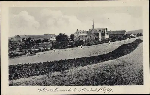 Ak Heimbach in der Eifel, Abtei Mariawald, Panorama