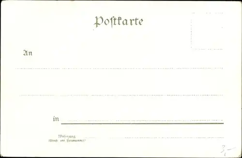 Litho Glienicke Potsdam, Wasserpartie, Brücke