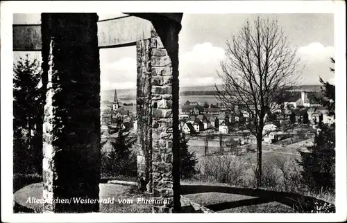 Ak Altenkirchen im Westerwald, Blick vom Ehrenmal