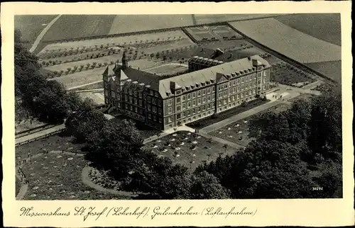 Ak Geilenkirchen Nordrhein Westfalen, Missionshaus St. Josef (Loherhof), Luftaufnahme
