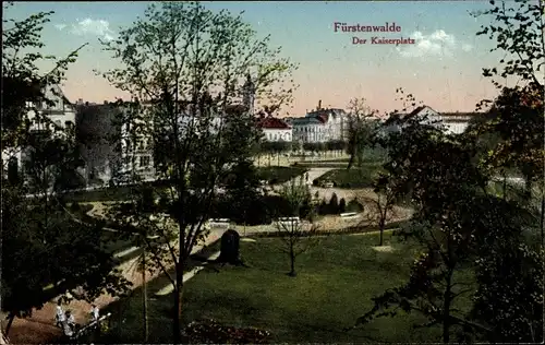 Ak Fürstenwalde an der Spree, Kaiserplatz