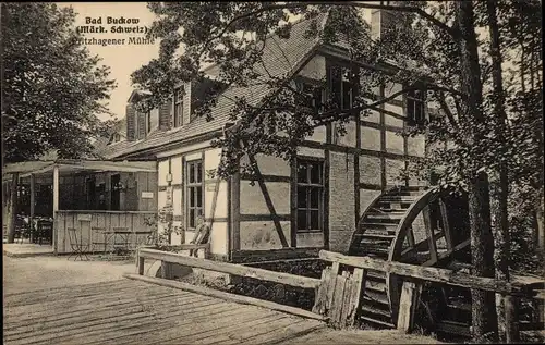 Ak Buckow Märk. Schweiz, Pritzhagener Wassermühle